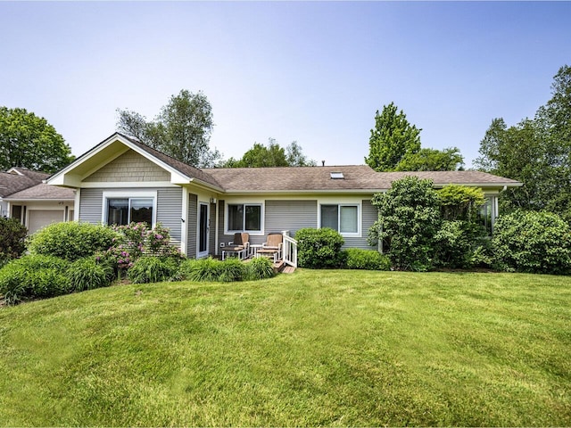 115 Meadow Run Rd, Williston, VT 05495 - single story home featuring a front lawn and an attached garage