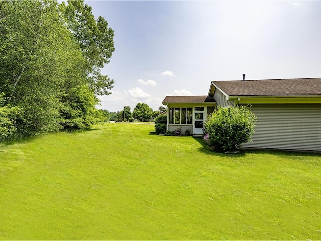 115 Meadow Run Rd, Williston, VT 05495 - view of grassy yard featuring a sunroom