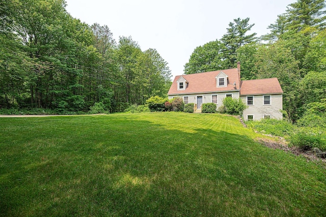 20 Locke Hill Ln, Barrington, NH 03825 - view of green lawn with a wooded view