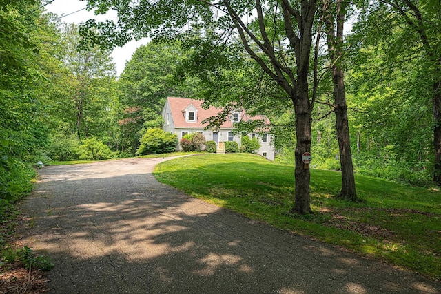 20 Locke Hill Ln, Barrington, NH 03825 - cape cod house with driveway and a front lawn