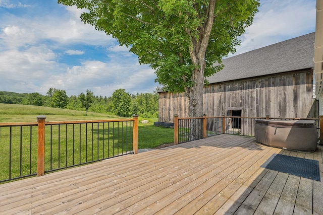 196 Deering Center Rd, Weare, NH 03281 - deck featuring a lawn