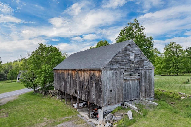 196 Deering Center Rd, Weare, NH 03281 - view of barn featuring a lawn
