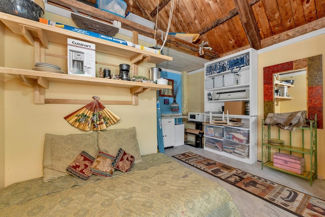 10 Whiteface Rd, Sandwich, NH 03259 - bedroom with wooden ceiling