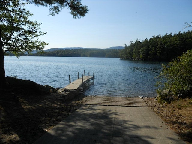 10 Whiteface Rd, Sandwich, NH 03259 - dock area with a boat ramp and a water view