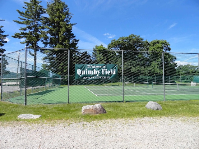 10 Whiteface Rd, Sandwich, NH 03259 - view of tennis court