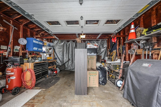 864 Cilley Rd, Manchester, NH 03103 - garage featuring a workshop area