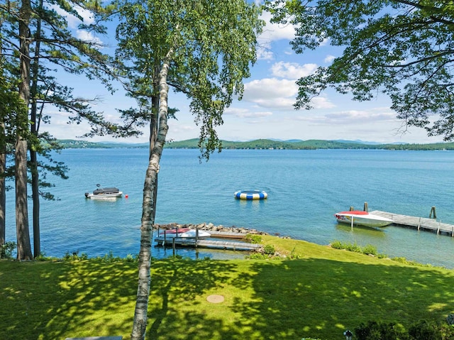 148 Lucerne Ave Unit 4, Laconia, NH 03246 - dock area featuring a water view