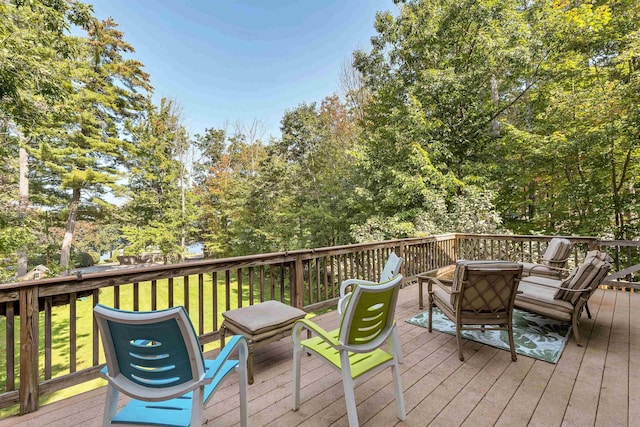 7 Acorn Dr, Alton, NH 03810 - view of deck