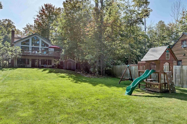 7 Acorn Dr, Alton, NH 03810 - view of yard with a playground