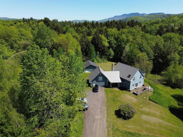 296 Atwood Rd, Duxbury, VT 05676 - view of subject property with a forest