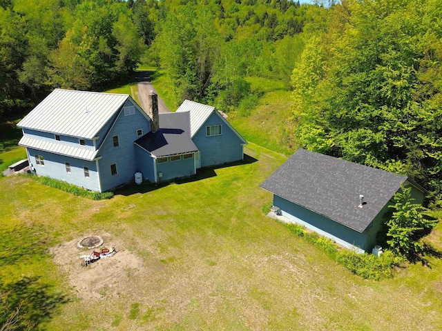 296 Atwood Rd, Duxbury, VT 05676 - view of subject property with a heavily wooded area
