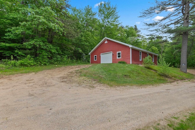 414 Blueberry Ln, Conway, NH 03860 - view of outdoor structure with driveway