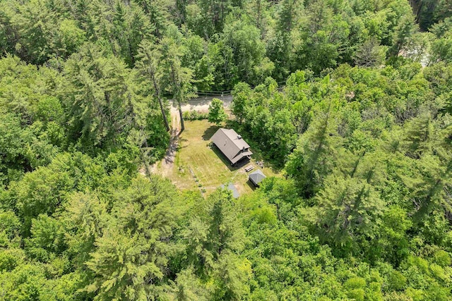 230 Pine Hill Rd, Ossipee, NH 03864 - view from above of property featuring a heavily wooded area