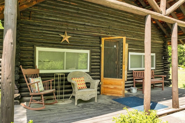230 Pine Hill Rd, Ossipee, NH 03864 - view of wooden deck