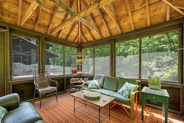 230 Pine Hill Rd, Ossipee, NH 03864 - sunroom / solarium featuring outdoor lounge area