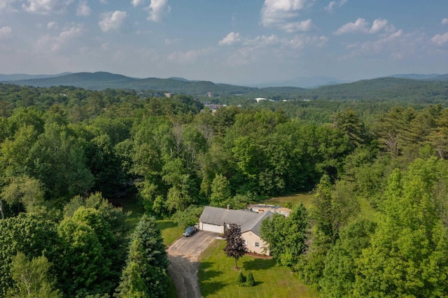 10 Mountain View Ter, Plymouth, NH 03264 - aerial view of property's location with a forest and mountains