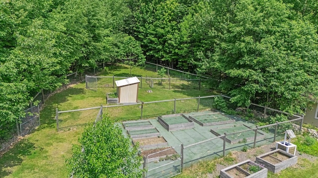 109 Temple Rd, Wilton, NH 03086 - view of yard featuring a vegetable garden