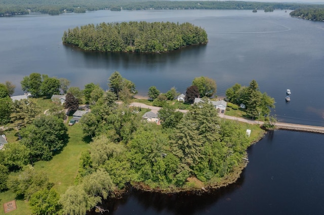 42 Bennett Bridge Rd, Northwood, NH 03261 - aerial view of property and surrounding area with a large body of water