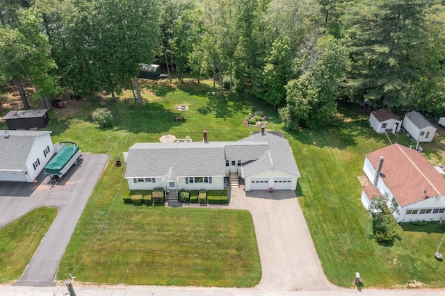 42 Bennett Bridge Rd, Northwood, NH 03261 - aerial view of property and surrounding area