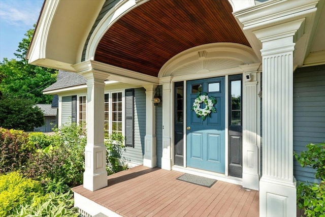 98 Sugar Maple Dr, Swanton, VT 05488 - property entrance featuring a porch