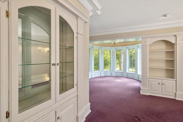 98 Sugar Maple Dr, Swanton, VT 05488 - spare room with dark carpet and crown molding