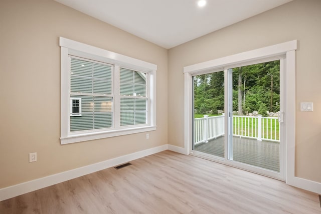 288 Sterling Dr, Laconia, NH 03249 - unfurnished room with baseboards and wood finished floors
