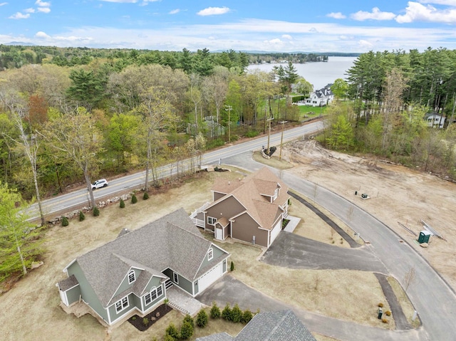 288 Sterling Dr, Laconia, NH 03249 - view from above of property with a large body of water