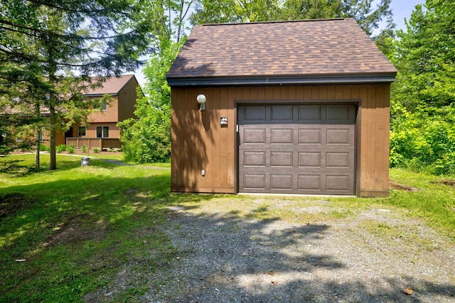 210 Field Rd Unit 44, Stowe, VT 05672 - detached garage with driveway