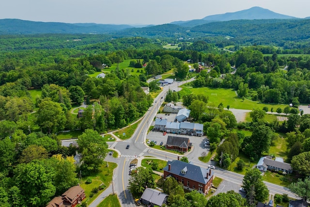 4 Quechee Rd, Hartland, VT 05048 - aerial view of a forest and mountains