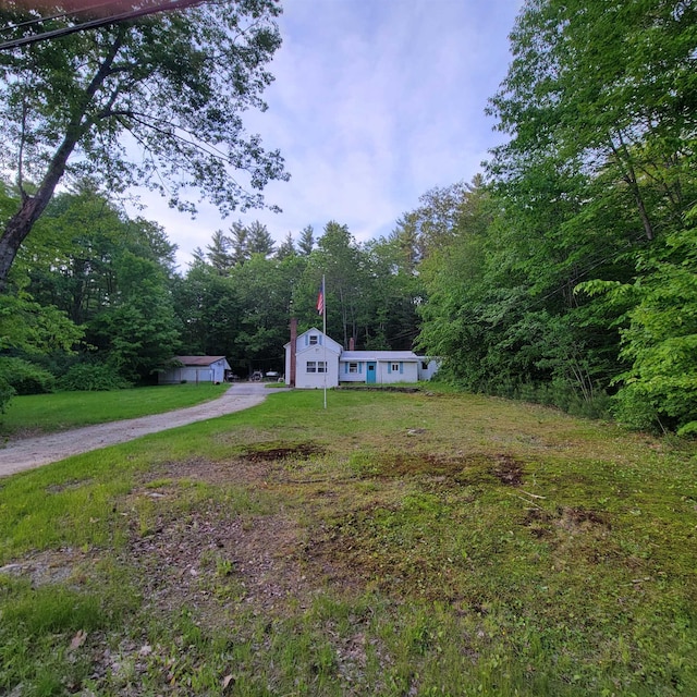167 Branch Londonderry Tpke, Hopkinton, NH 03229 - view of green lawn featuring a view of trees