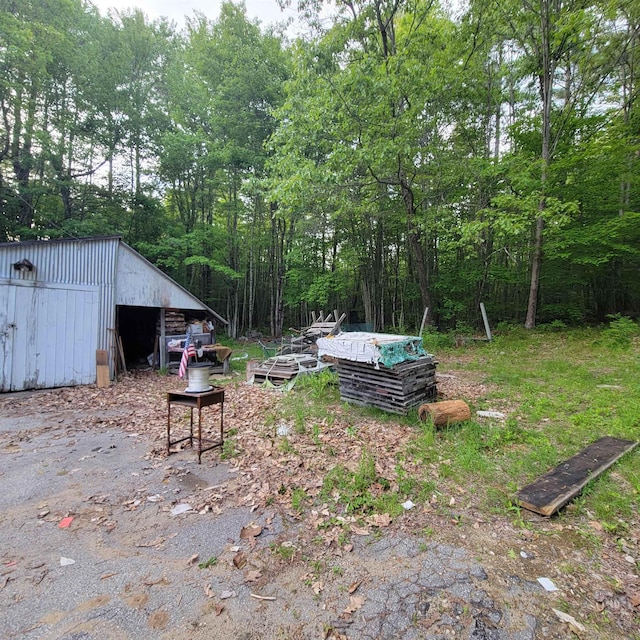 167 Branch Londonderry Tpke, Hopkinton, NH 03229 - view of yard featuring an outdoor structure and an outbuilding