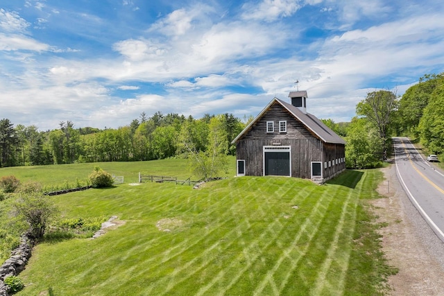 1519 New Boston Rd, Francestown, NH 03043 - view of yard with an outbuilding and a barn