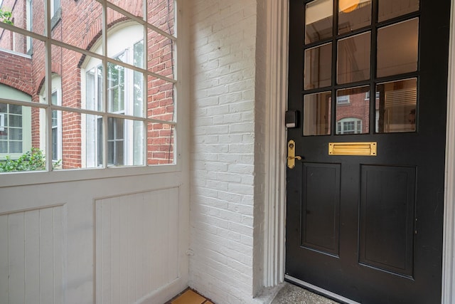 647 Canal St, Manchester, NH 03101 - view of exterior entry with brick siding