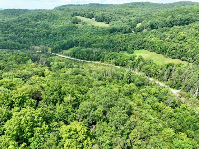 4823 Swamp Rd, Newbury, VT 05051 - aerial view of property and surrounding area with a forest