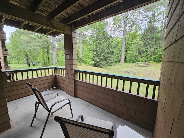 156 Deer Park Dr Unit 127D, Woodstock, NH 03262 - view of balcony