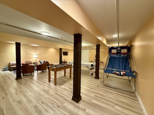 83 Maple St, Morristown, VT 05661 - playroom with light wood-type flooring and baseboards