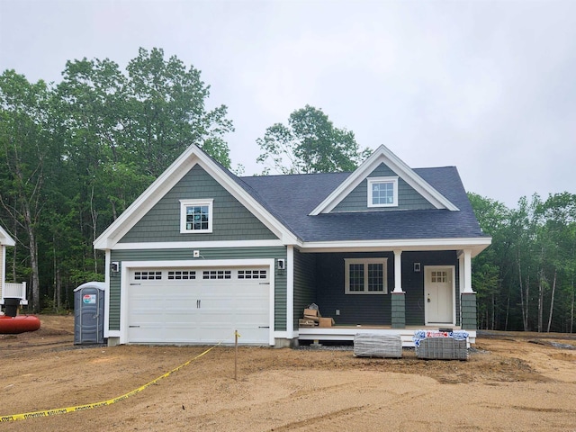 LOT47 Baker Rd Unit 47, Wells, ME 04090 - craftsman house featuring dirt driveway, a porch, and roof with shingles