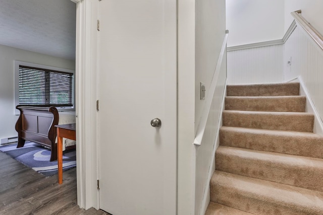 47 Trailside Ln Unit 18, Francestown, NH 03043 - staircase featuring wood finished floors