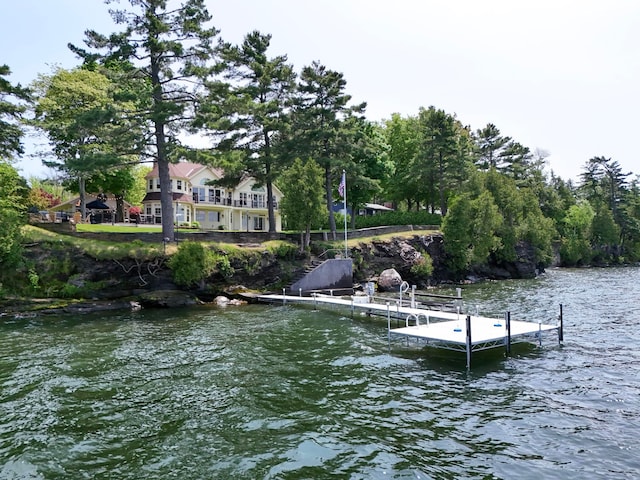 194 Maquam Shore Rd, Swanton, VT 05488 - dock area with a water view