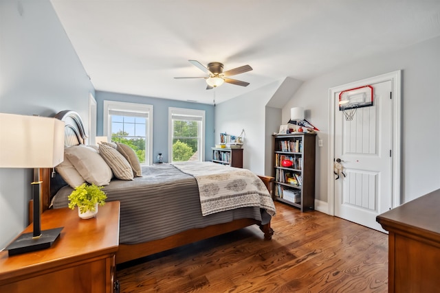 32 Burnham Rd, Windham, NH 03087 - bedroom with wood finished floors and ceiling fan