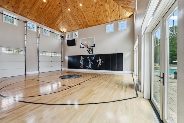 32 Burnham Rd, Windham, NH 03087 - view of basketball court with basketball court and healthy amount of natural light