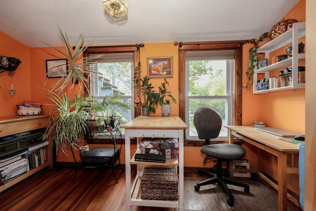 26 Verona St, Nashua, NH 03060 - office area with wood-type flooring and healthy amount of natural light
