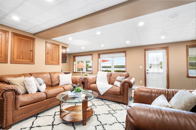 20 Bennett Cir, Antrim, NH 03440 - living area featuring recessed lighting