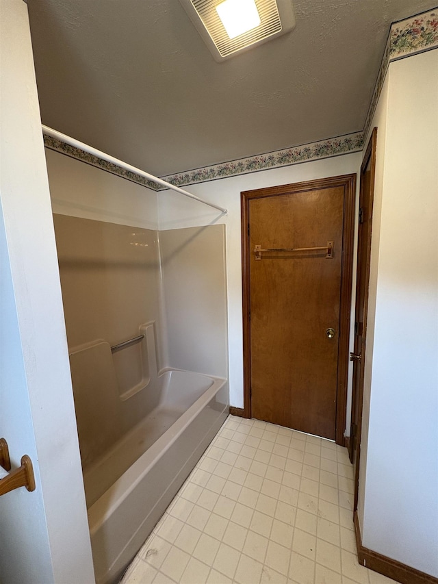 28 Old Orchard Way, Manchester, NH 03103 - bathroom with shower / washtub combination and tile patterned flooring