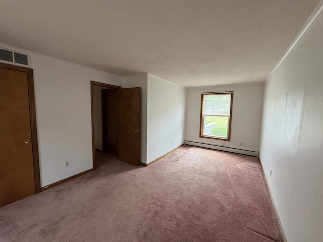 28 Old Orchard Way, Manchester, NH 03103 - empty room with light colored carpet, baseboard heating, and crown molding