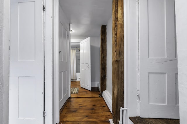 11 Chalk Pond Rd, Sutton, NH 03221 - corridor featuring dark wood-type flooring