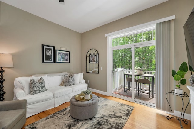 116 Piscataqua Rd Unit C, Durham, NH 03824 - living area featuring wood finished floors