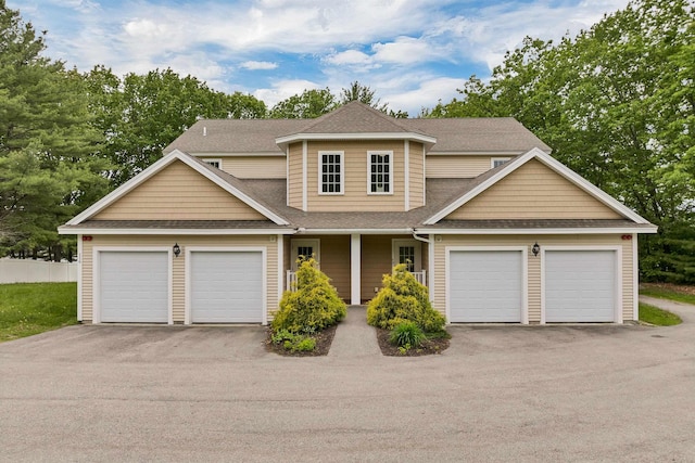 116 Piscataqua Rd Unit C, Durham, NH 03824 - traditional-style house featuring roof with shingles, an attached garage, driveway, and a porch