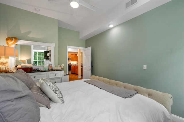 116 Piscataqua Rd Unit C, Durham, NH 03824 - bedroom featuring ceiling fan