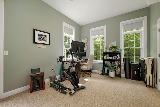 116 Piscataqua Rd Unit C, Durham, NH 03824 - workout area with carpet floors